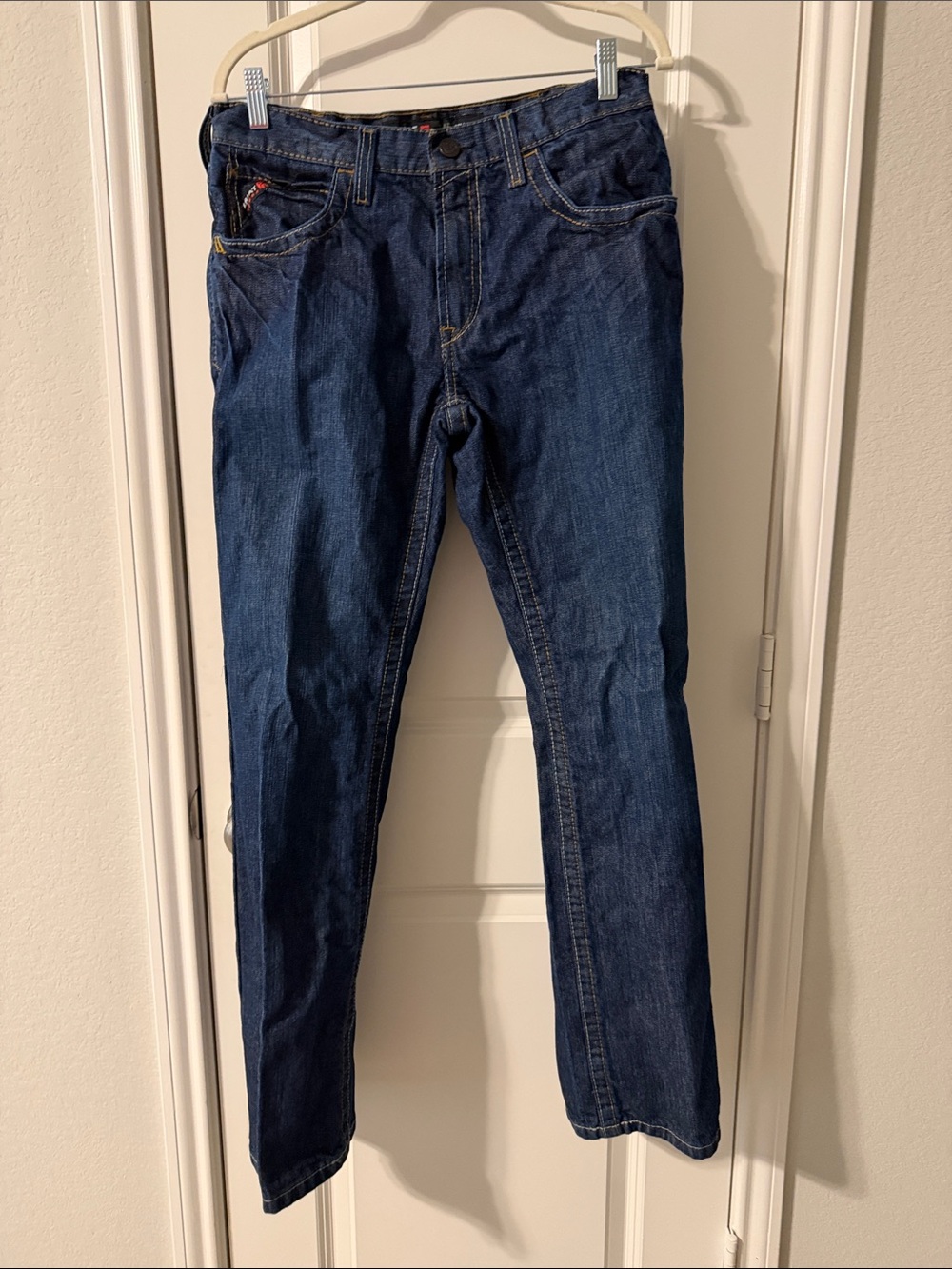 Ariat Straight-Leg Dark Blue Denim Jeans